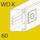 WDK trunking, trunking depth 60 mm