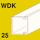 Кабельний канал WDK, 25мм