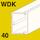 Кабельний канал WDK, 40мм