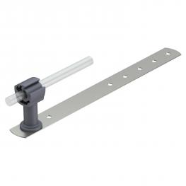 Roof conductor holder for tiled, slated, corrugated roofs
