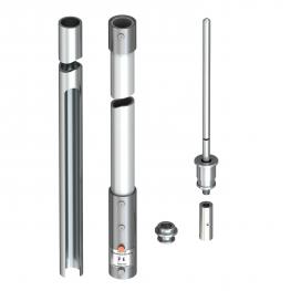 Insulated air-termination rods