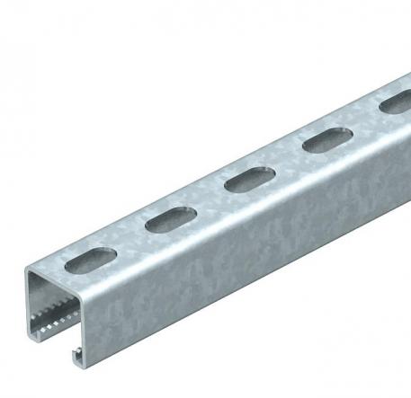 MS4141 mounting rail, slot 22 mm, FT, perforated