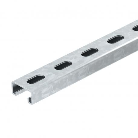 MS4121 mounting rail, slot width 22 mm, FS, perforated