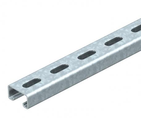 Mounting rail MS4121, slot width 22 mm, FT, perforated