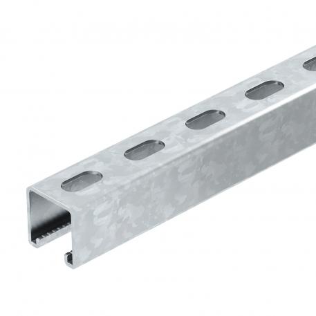MSL4141 mounting rail, slot 22 mm, FS, perforated