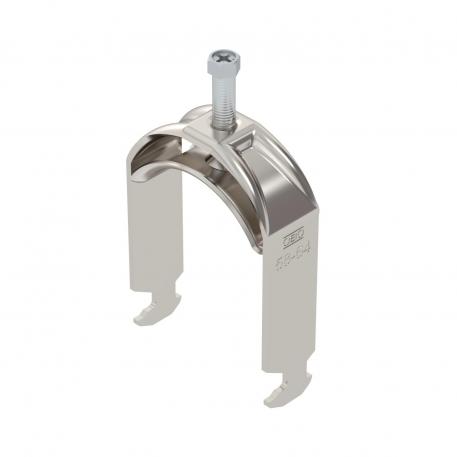 Clamp clip 2056 H-foot, 1-fold, metal pressure sleeve, A2 58 | 64 | 5