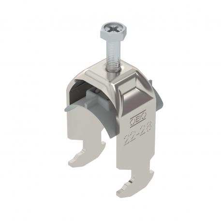 Clamp clip 2056 H-foot, 1-fold, plastic pressure sleeve, A2 22 | 28 | 3