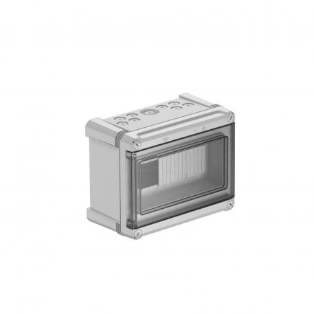 Distribution box, 9 division units, empty, polystyrene