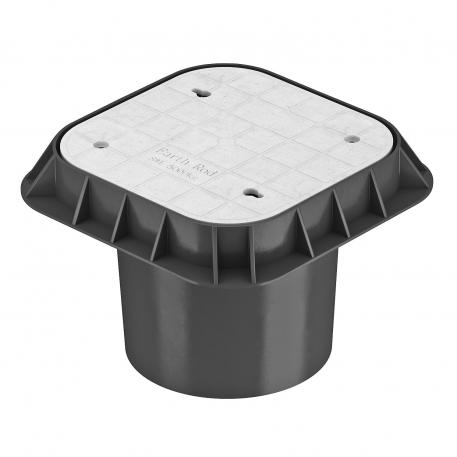 Underfloor test box, made of plastic 215 |  | 300x300x214