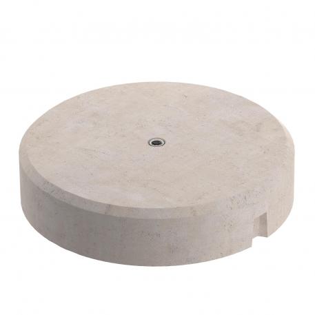 Concrete base min. 16 kg with female thread 