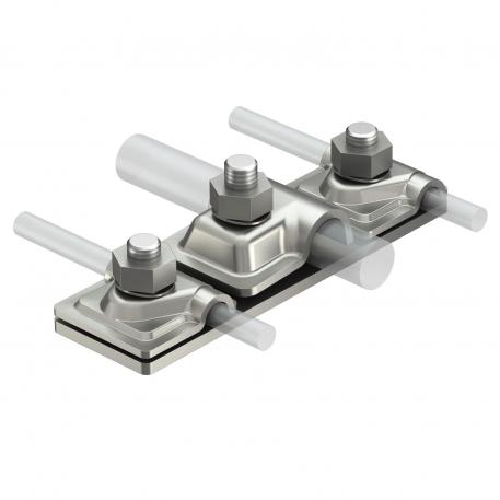 Connection plate for two isCon® conductors