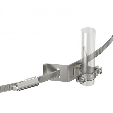 VA cable bracket with tightening strap
