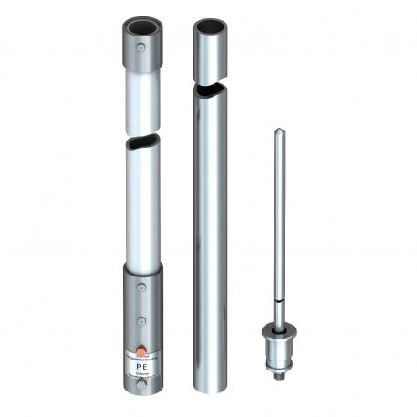 Insulated air-termination rod for inner-routed isCon® conductor