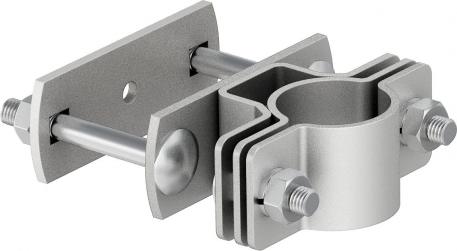 isFang support for corner pipe mounting, 50 x 50 mm