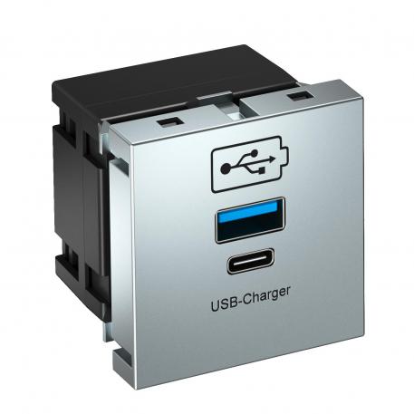 USB charging device алюмінієвий лакований