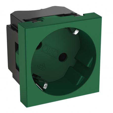 33° socket, protective contact, single 1 | Single 33° | Mint green; RAL 6029