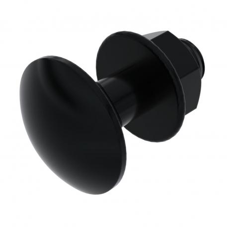 Truss-head bolt with combination nut, black, G 20 |  | Сталь | гальванічно оцинкований, чорним пасивований